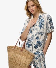 Beach Printed Overhemd met Korte Mouwen