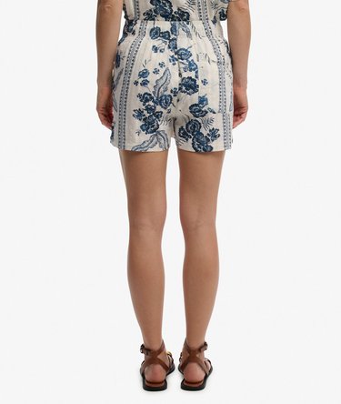 Short de plage imprim&eacute; en coton Image 4