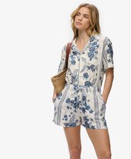 Short de plage imprim&eacute; en coton