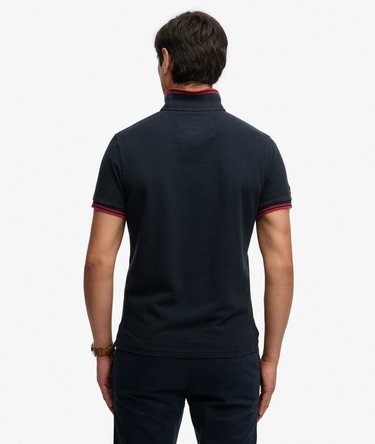 Vintage Athletic Patch Polo Shirt Image 5