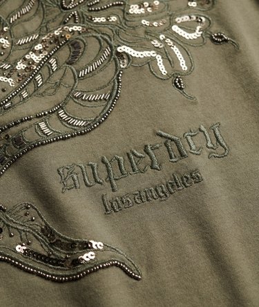 Tattoo Embellished Oversized T-Shirt Image 6