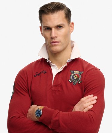 Double Emblem Rugby Top Image 4