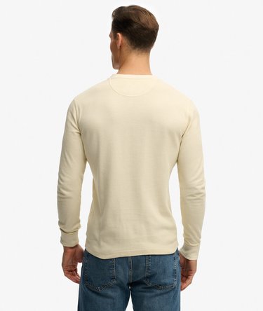 Haut Grandad Textur&eacute; L&eacute;ger Image 5