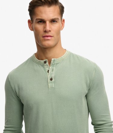 Haut Grandad Textur&eacute; L&eacute;ger Image 4