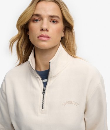 Essential Logo Half Zip Image 4