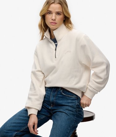 Essential Logo Half Zip Image 2