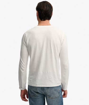 Top a Maniche Lunghe in Cotone e Lino Image 5