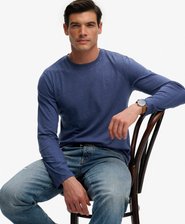 Top a Maniche Lunghe in Cotone e Lino