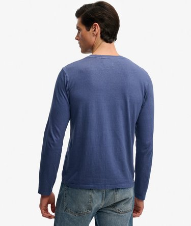 Top a Maniche Lunghe in Cotone e Lino Image 5