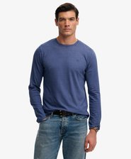 Top a Maniche Lunghe in Cotone e Lino