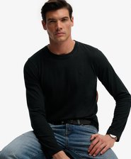 Top a Maniche Lunghe in Cotone e Lino