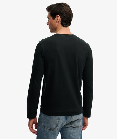 Top a Maniche Lunghe in Cotone e Lino Image 5