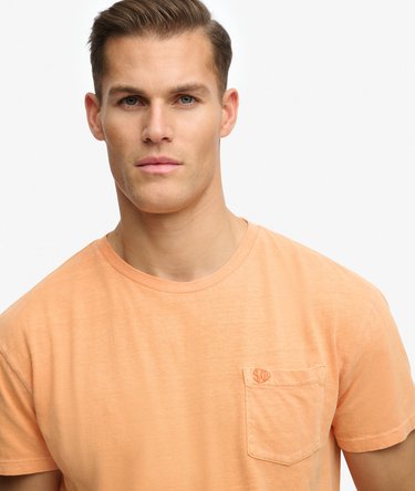 Classic Cotton Linen Pocket T-Shirt Image 4