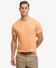 T-shirt Poche en Coton et Lin Classique