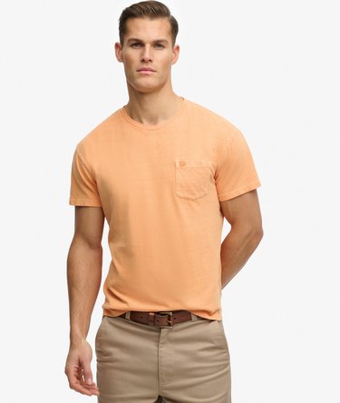 Classic Cotton Linen Pocket T-Shirt Image 1