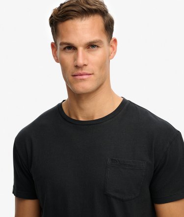 Classic Cotton Linen Pocket T-Shirt Image 4