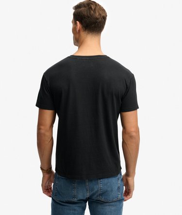 Classic Cotton Linen Pocket T-Shirt Image 5