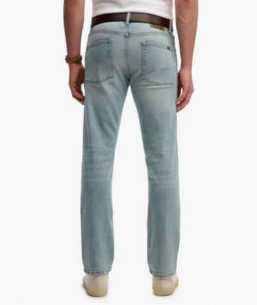 Jeansy Vintage Slim Straight z Bawełny Organicznej Image 5