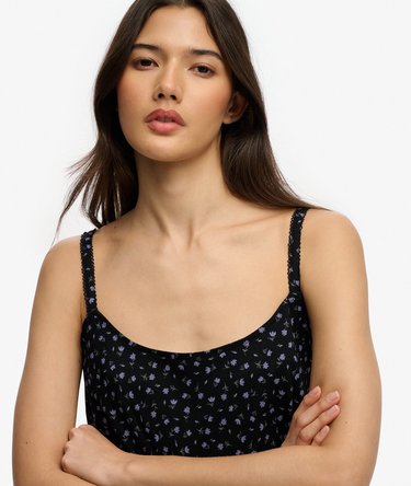 Printed Cami Mini Dress Image 4