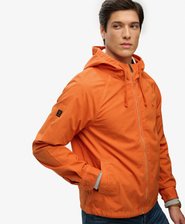 Hooded Washed Twill Jacket