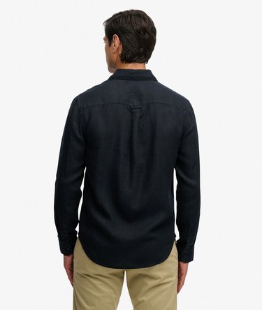 Riviera Long Sleeve Linen Shirt Image 5