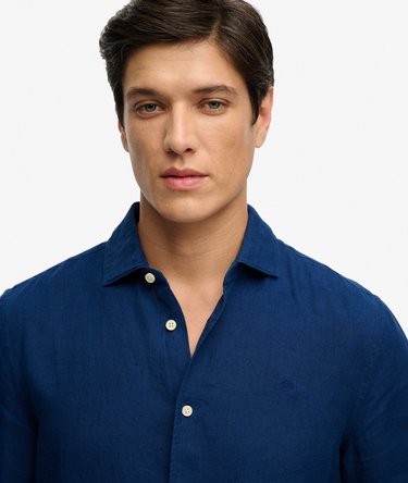 Riviera Long Sleeve Linen Shirt Image 4