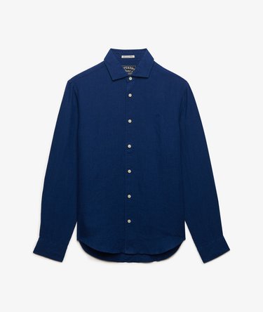 Riviera Long Sleeve Linen Shirt Image 7