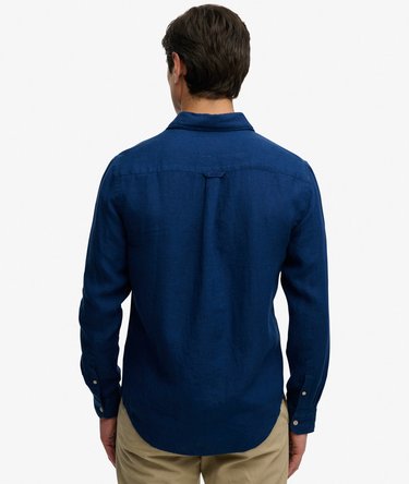 Riviera Long Sleeve Linen Shirt Image 5