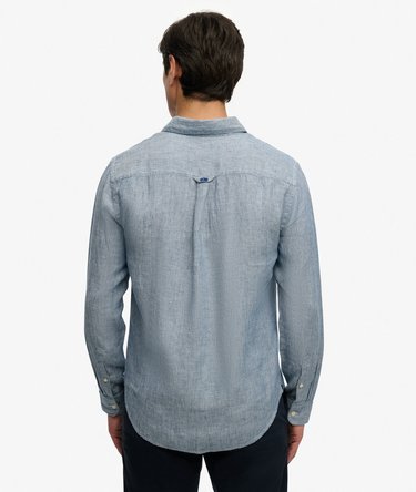 Riviera Long Sleeve Linen Shirt Image 5