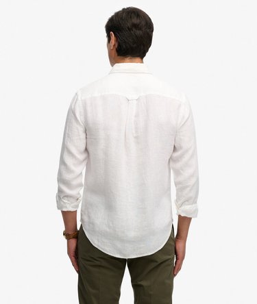 Riviera Long Sleeve Linen Shirt Image 5