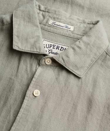 Riviera Long Sleeve Linen Shirt Image 6