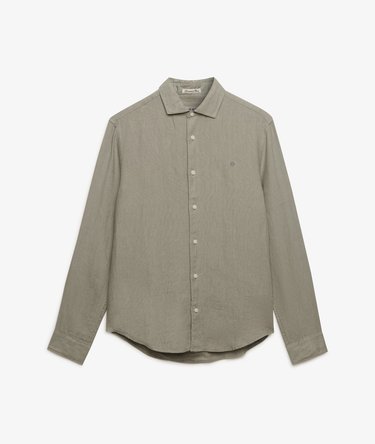 Riviera Long Sleeve Linen Shirt Image 7