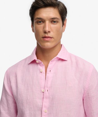 Riviera Long Sleeve Linen Shirt Image 4
