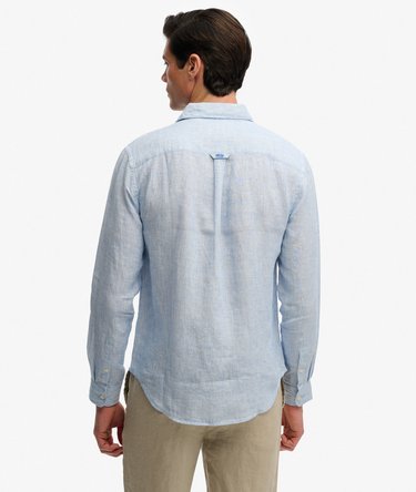 Riviera Long Sleeve Linen Shirt Image 5