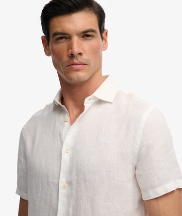 Riviera Short Sleeve Linen Shirt Image 4