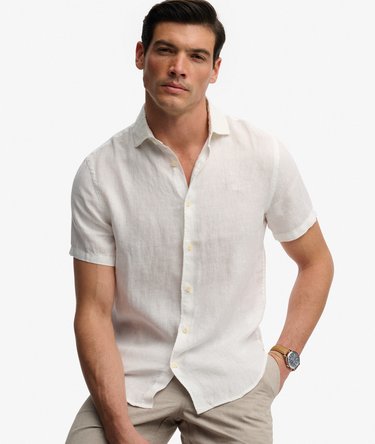 Riviera Short Sleeve Linen Shirt Image 2
