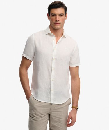 Riviera Short Sleeve Linen Shirt Image 1