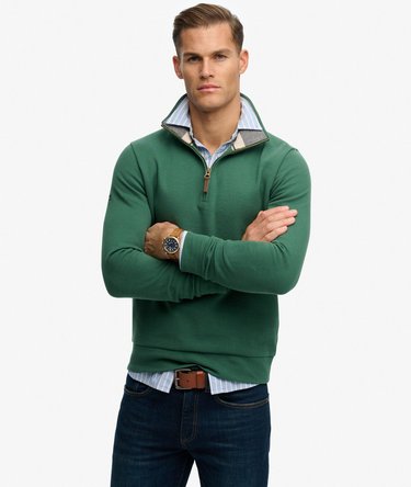 Essential Pique Halvzip Image 1