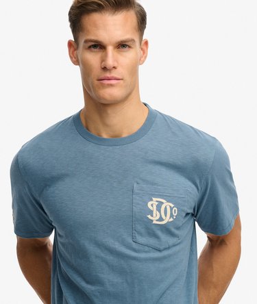 The Merchant Store - Graphic Pocket T-Shirt Image 4