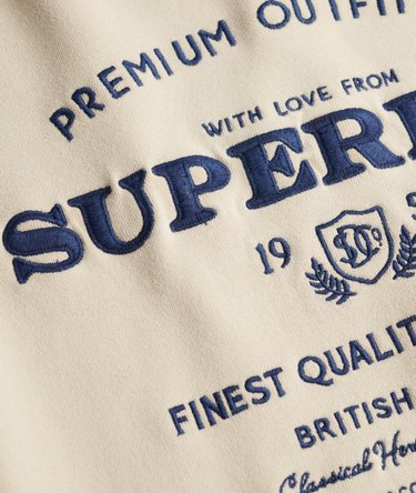 Luxe Casual Embroidered Loose Crew Sweatshirt Image 6