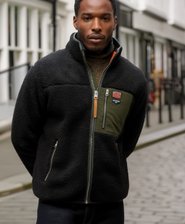 Vintage Retro Borg Fleece Jacket