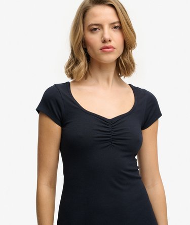 Sweetheart Jersey Mini Dress Image 4