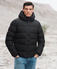 Hooded Sports Puffer Jacket