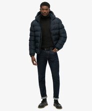 Hooded Sports Puffer Jacket