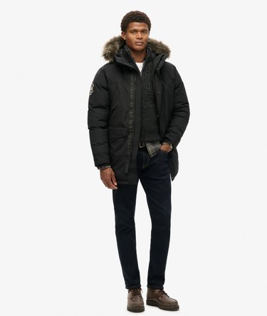 Everest Faux Fur Parka Jacket Image 3