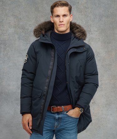 Parka Everest &agrave; Fausse Fourrure Image 1