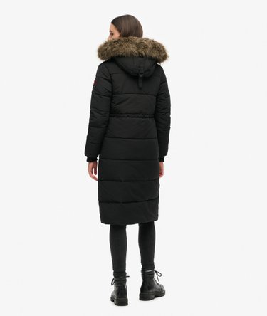 Everest Longline Puffer Coat Image 5