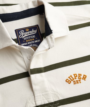 Vintage Athletic Stripe Rugby Top Image 6
