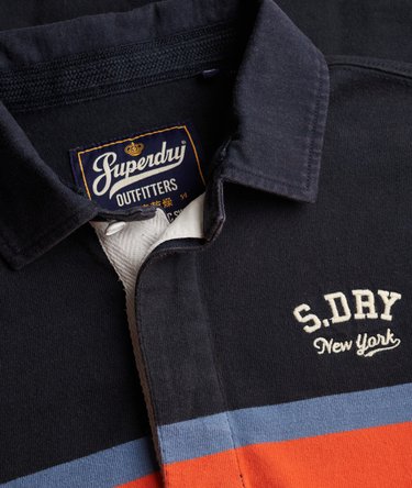 Vintage Athletic Stripe Rugby Top Image 6