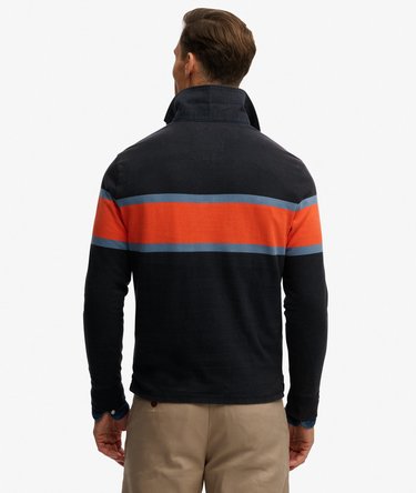 Vintage Athletic Stripe Rugby Top Image 5